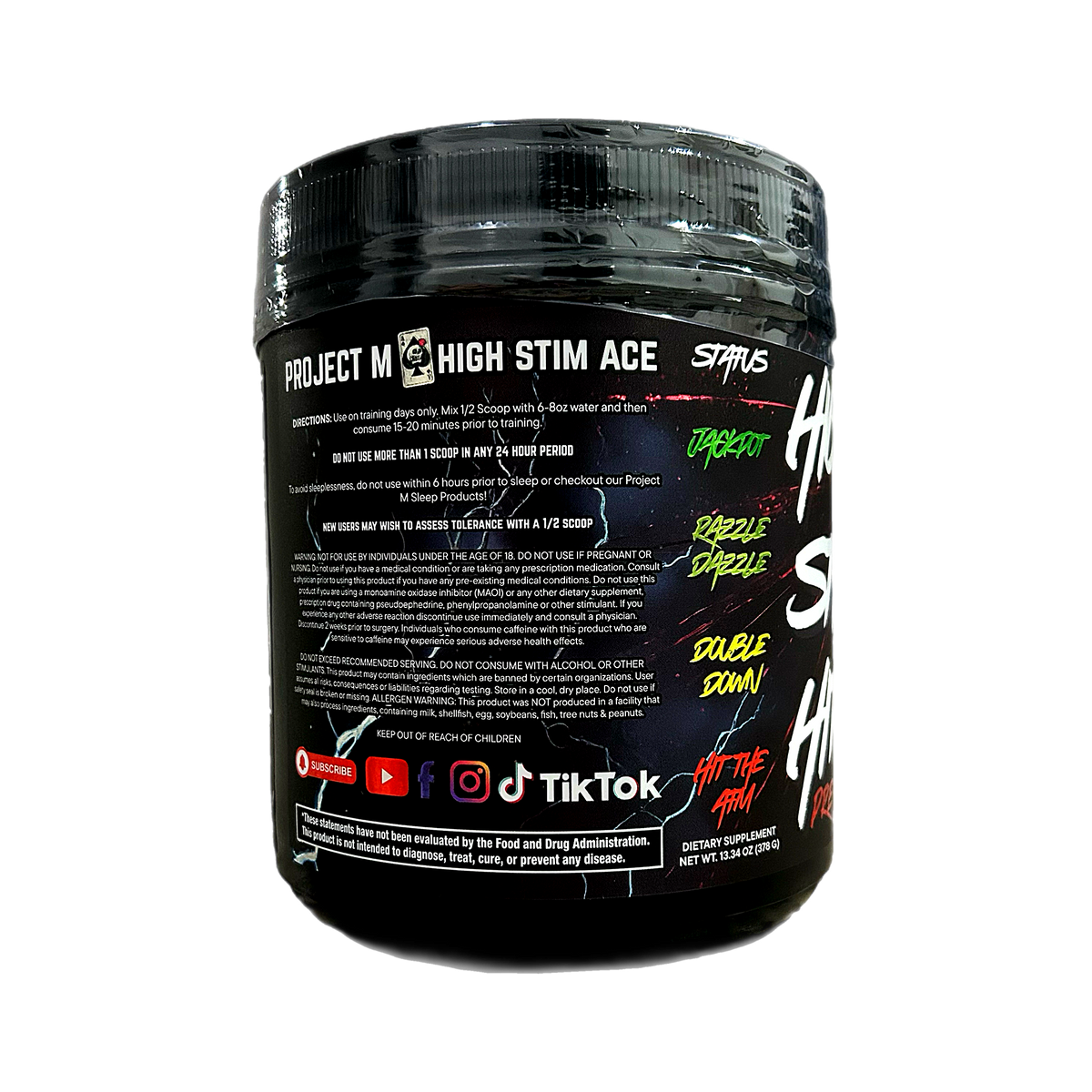 High Stim Hitter Extreme Preworkout 40/20 Servings